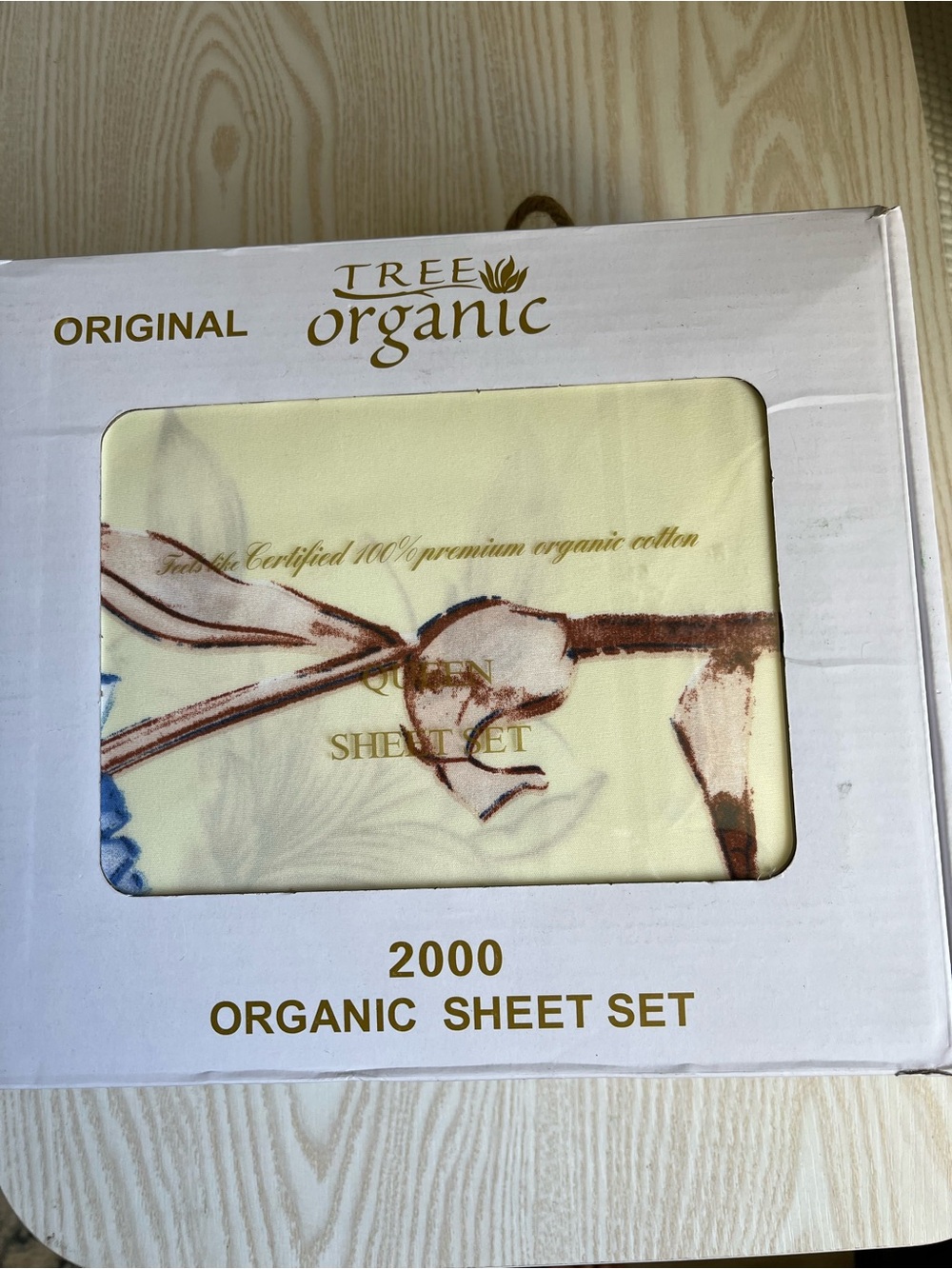 Cream body with Floral/designs Home Bedding Queen Sheet Set